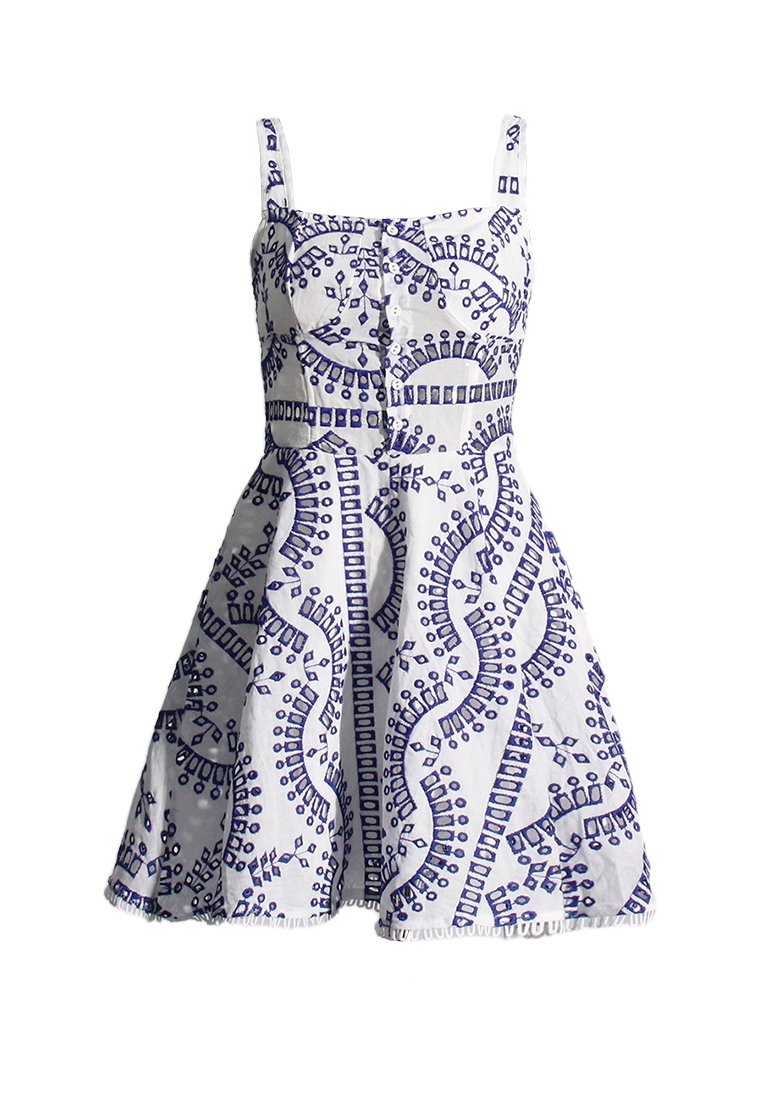 2024 New Drop Strap Square Neck Ultra Short Dress CA24032627PI