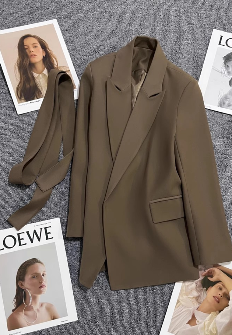 Autumn British style formal suit blazer CA25102427BK