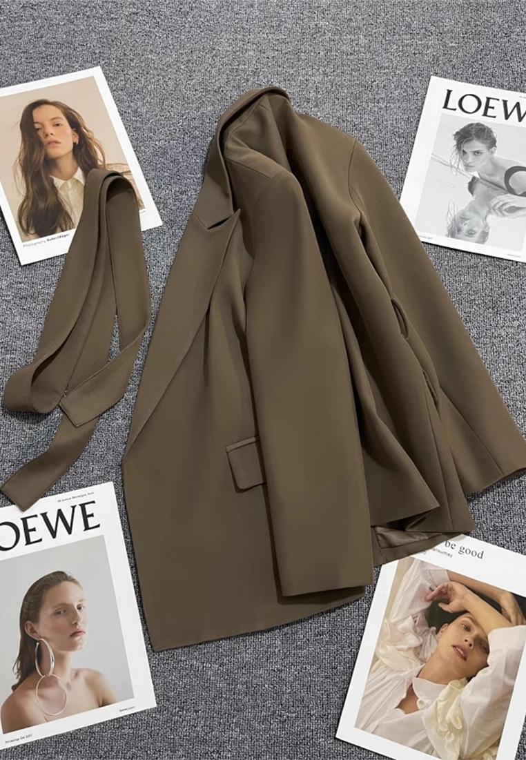 Autumn British style formal suit blazer CA25102427BK