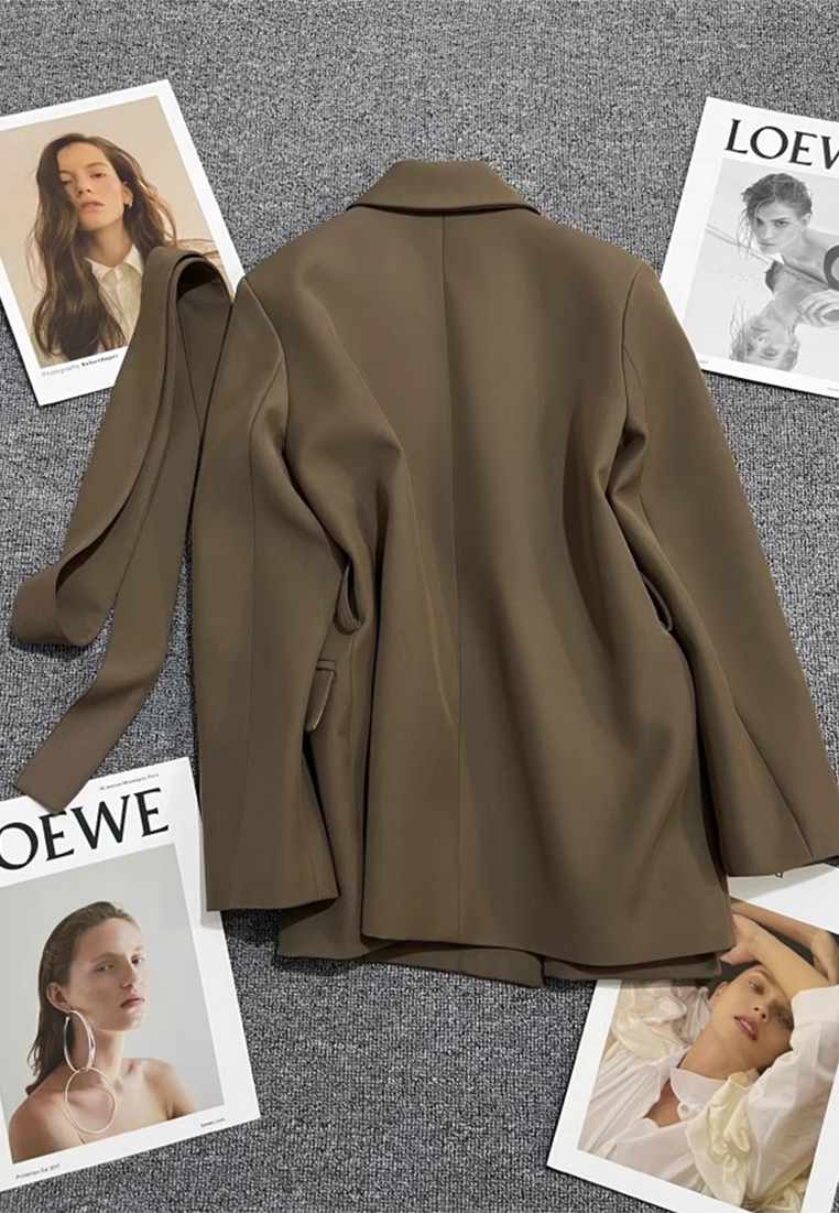 Autumn British style formal suit blazer CA25102427BK