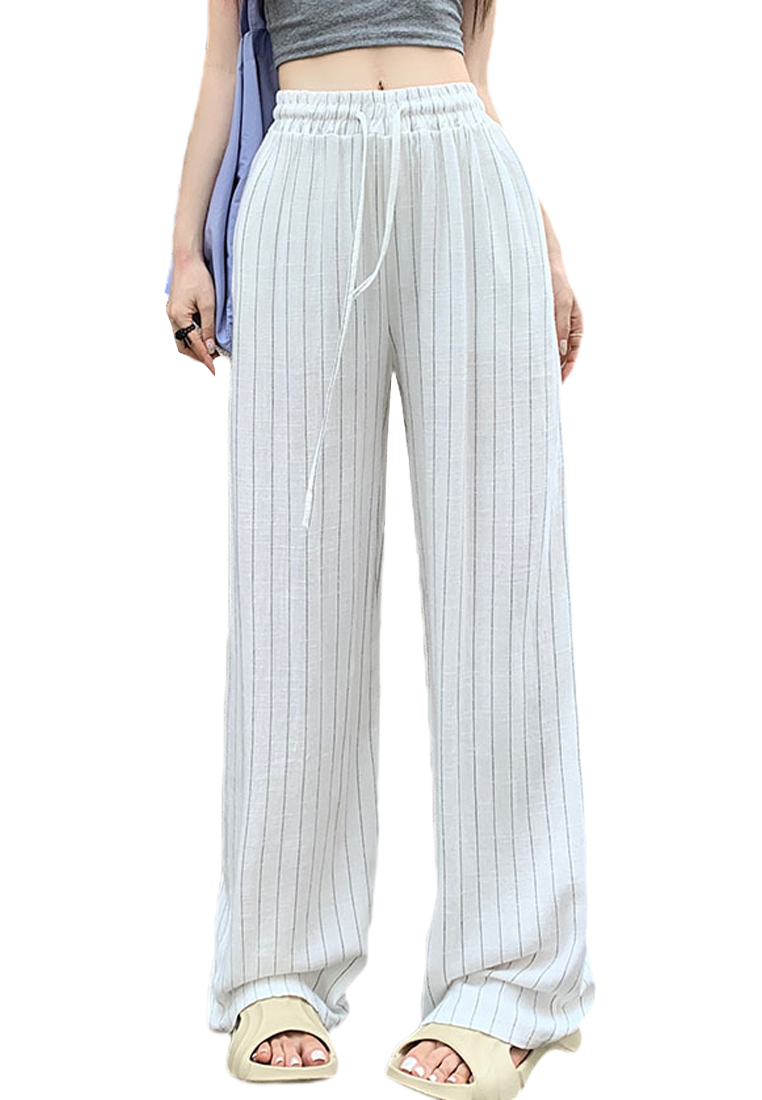 2024 Summer New Cotton Loose Straight Leg Pants CA24041027BE