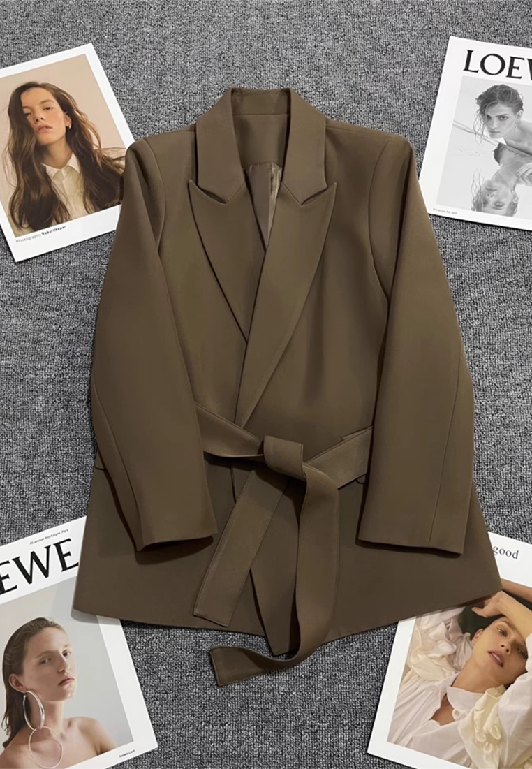 Autumn British style formal suit blazer CA25102427BK