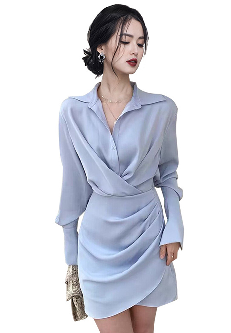 French Elegance Irregular Dress CA080728