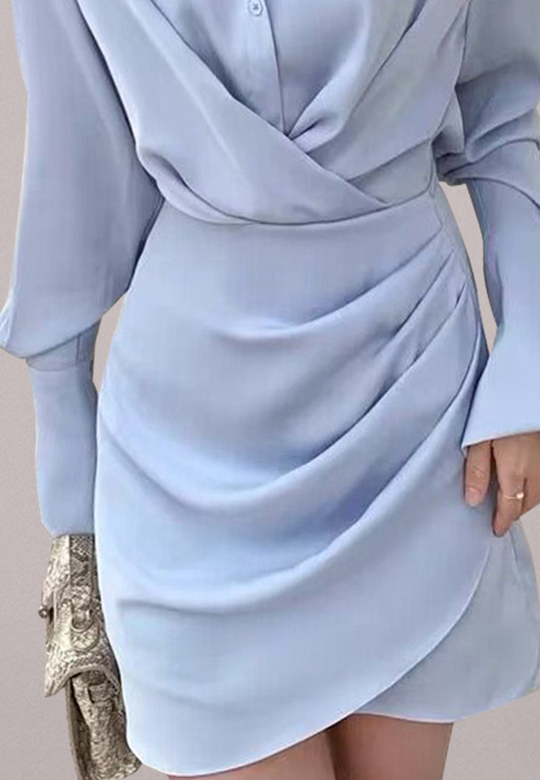 French Elegance Irregular Dress CA080728