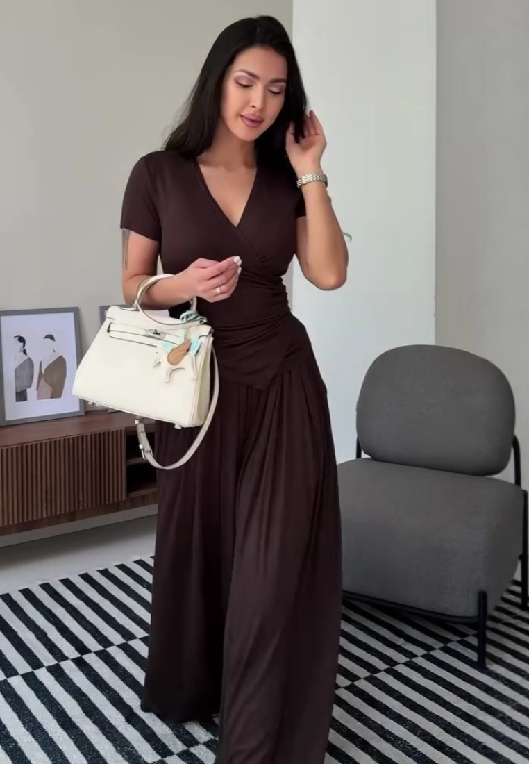  Fashion Versatile Comfortable Simple Casual Dress CA25091428BK