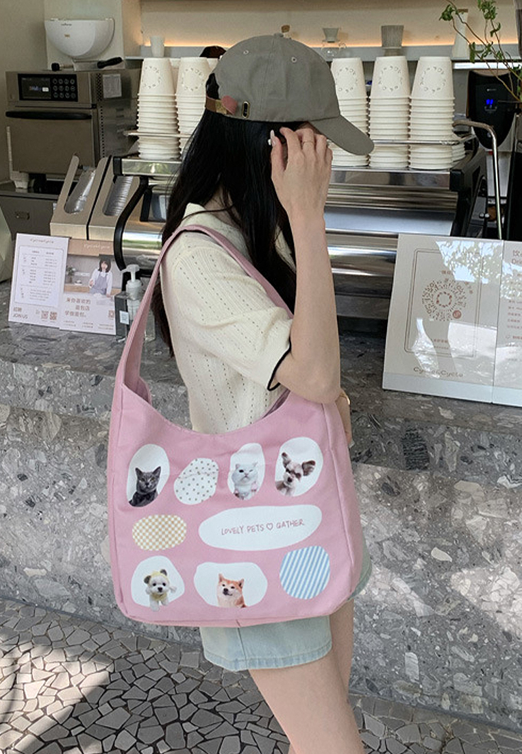 2024 Solid Color Cute Totes CA24032328PI