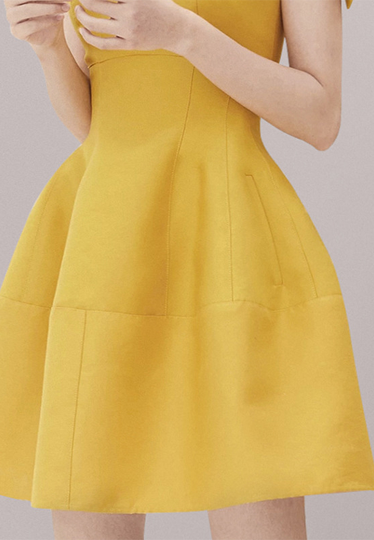 French dress temperament V-neck dress A021928