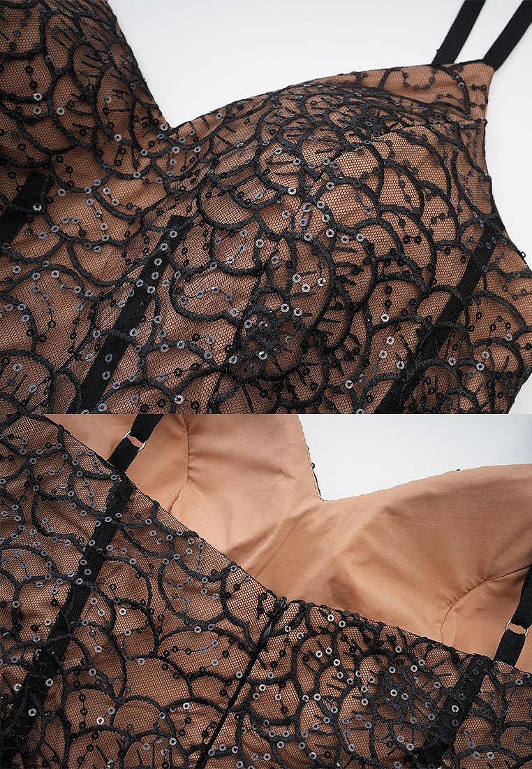 2024 Summer New Style Slimming Host Banquet Evening Dress CA24031928BK