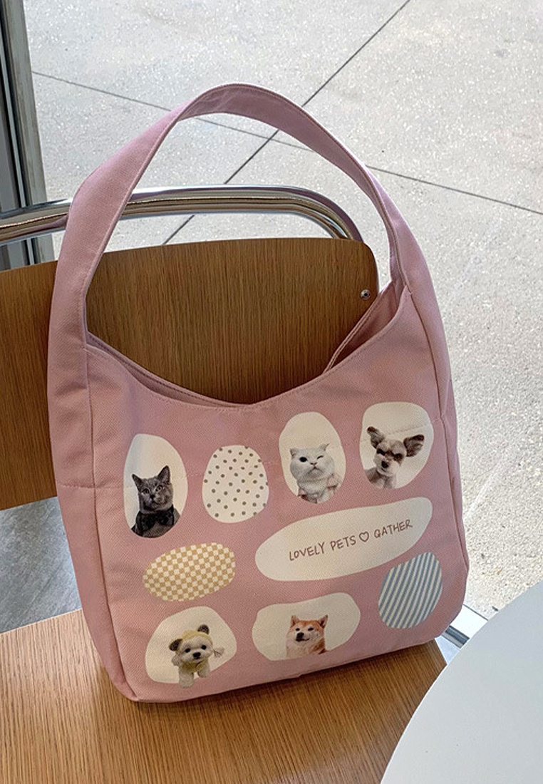 2024 Solid Color Cute Totes CA24032328PI