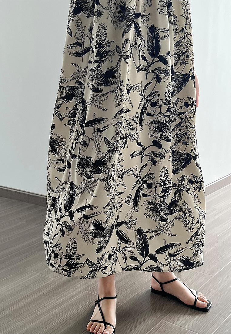 New French slip floral dress CA24030728