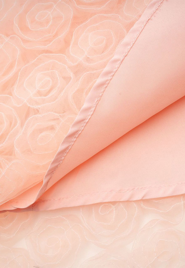 Rose Embroidery Luxury Quality Dress CA090828PK