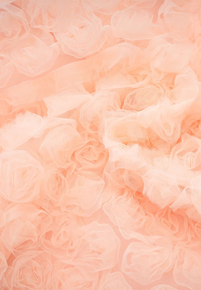 Rose Embroidery Luxury Quality Dress CA090828PK