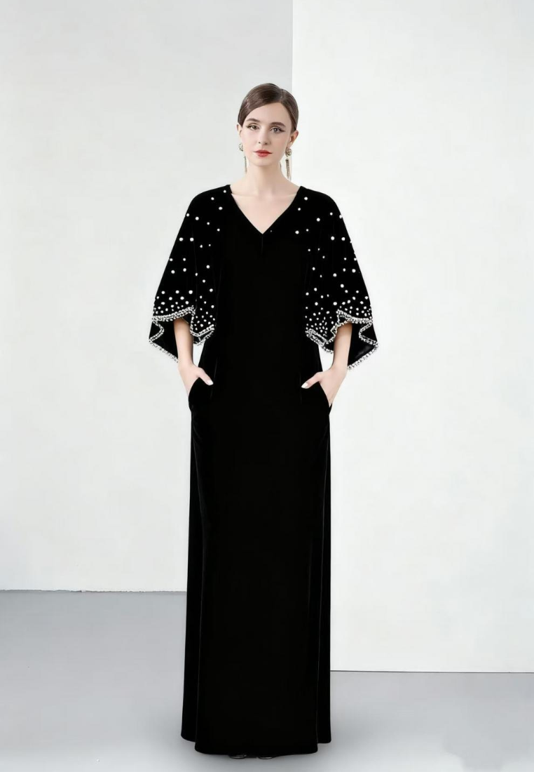 French-style elegant evening dress CA25110329BK