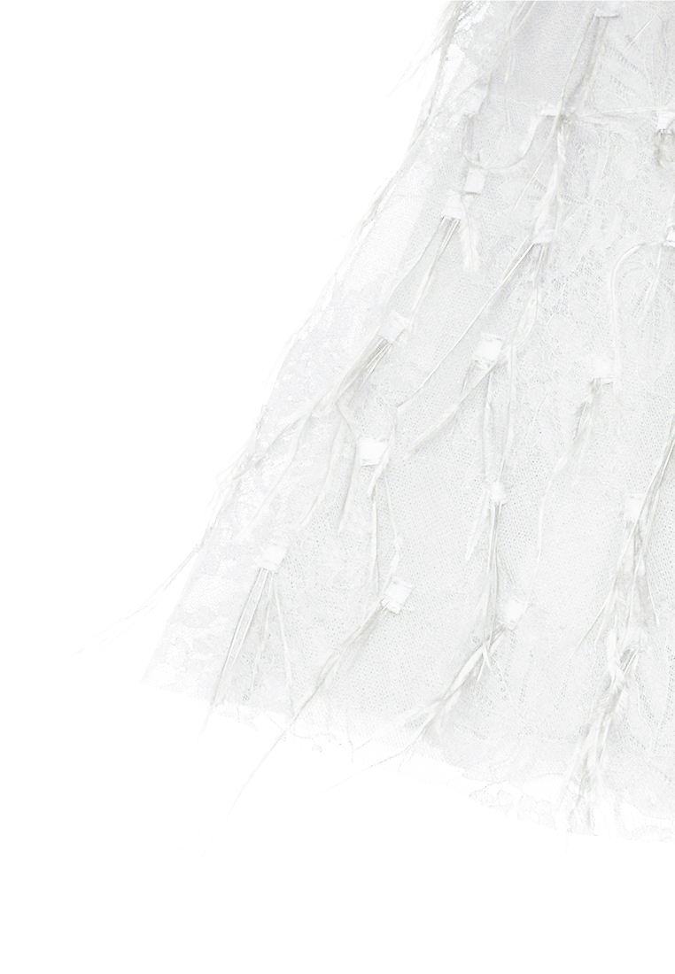 Lace and Bead Embellished Luxury Quality Evening Party Dress CA090829W