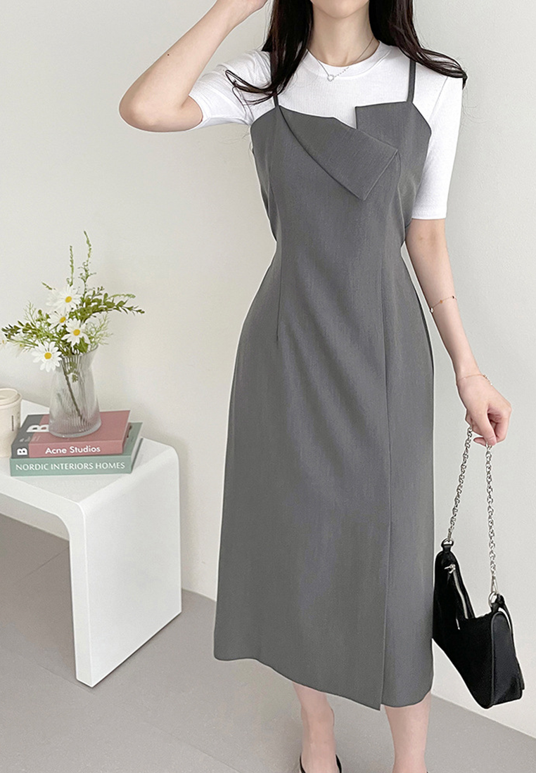 2025 Summer New Suspender Dress CA25021332BK