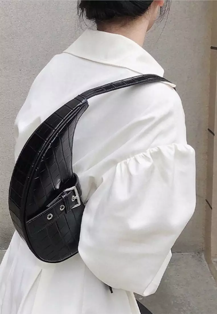 French V-neck button white shirt CA24092329W