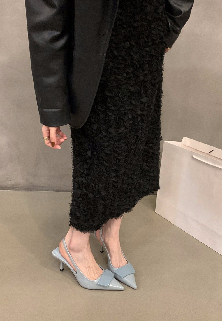 New French style capped toe high heels CA25021341BL