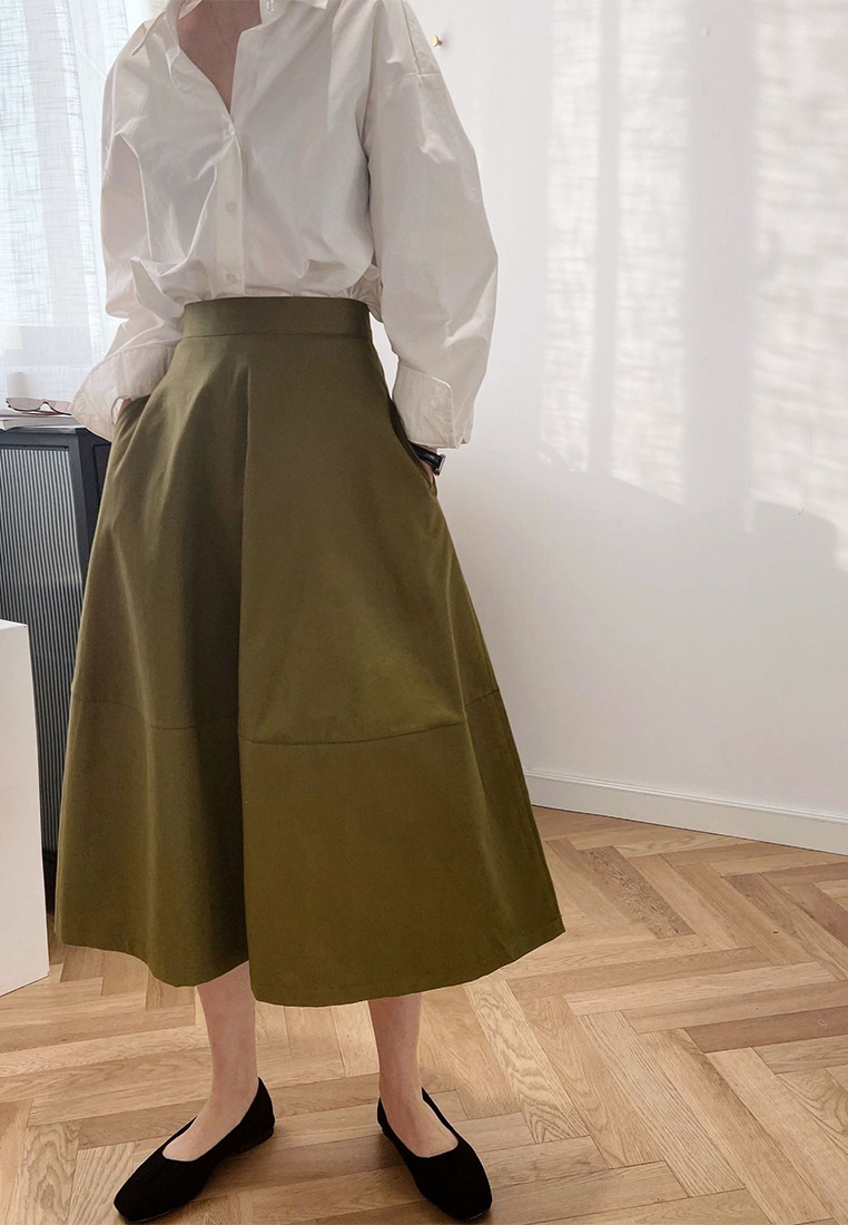 New spring French high waist skirt CA25032703GR