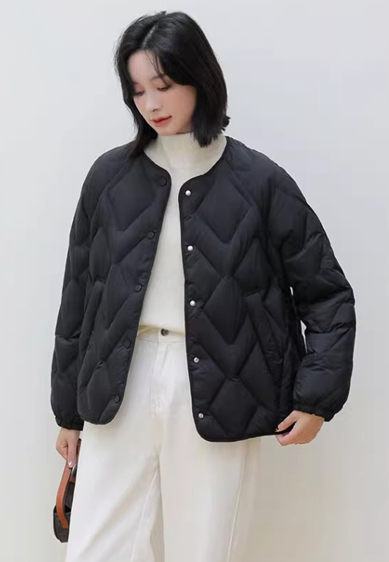 Advanced Short 95% Velvet Warm Down Jacket CA24112103BE