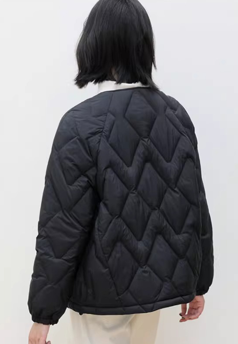 Advanced Short 95% Velvet Warm Down Jacket CA24112103BE