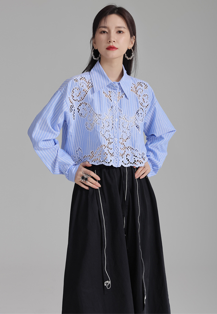 2024 spring fashion new design top short CA24030103BK