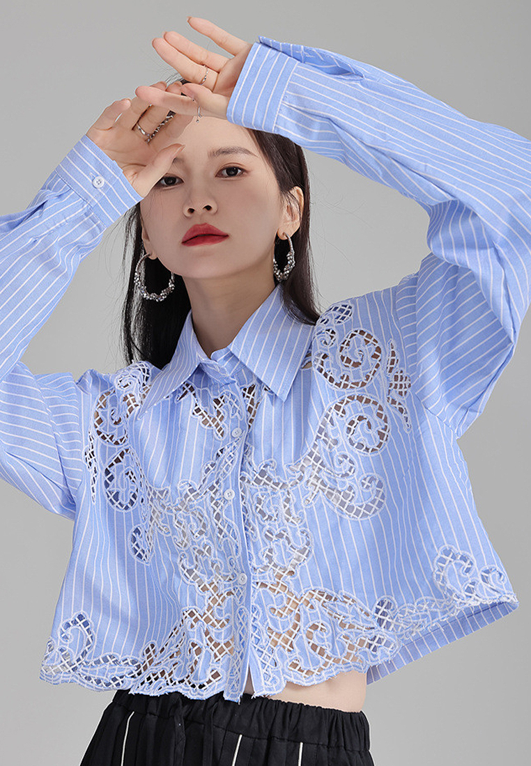 2024 spring fashion new design top short CA24030103BK