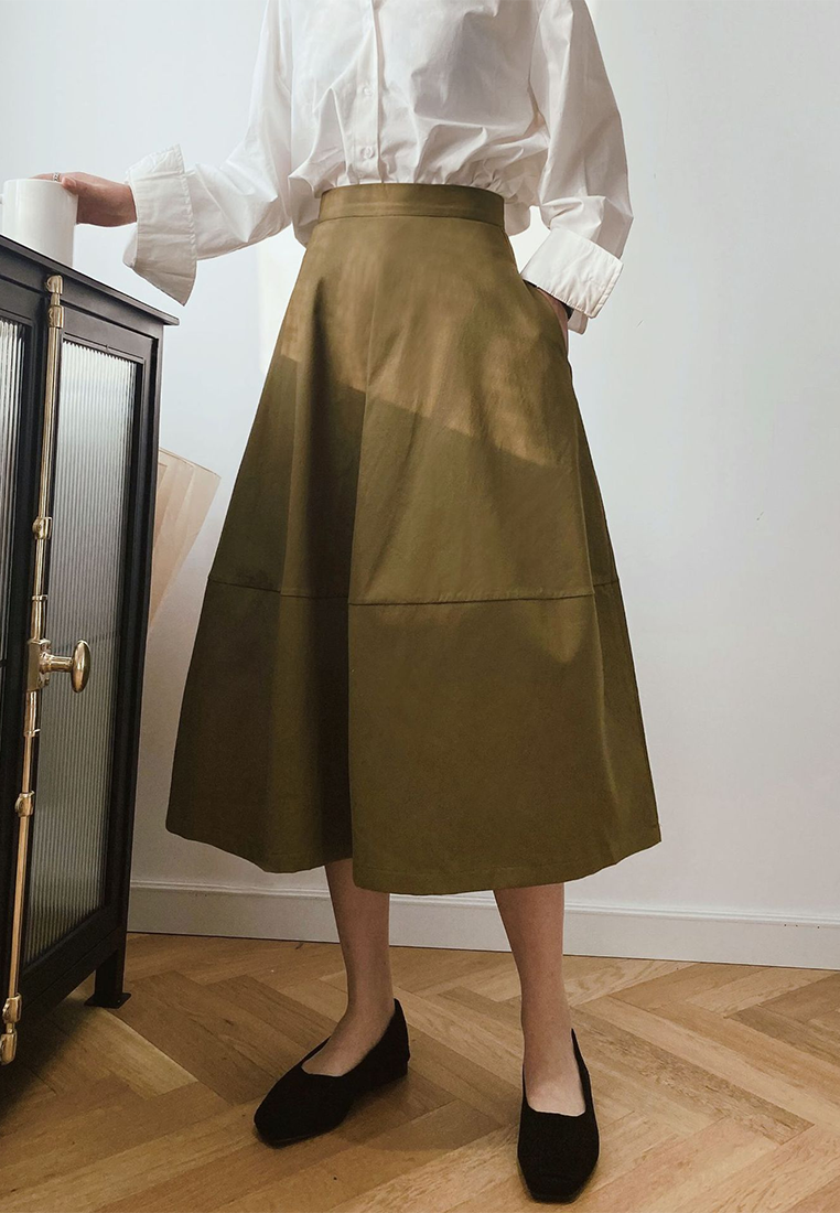 New spring French high waist skirt CA25032703GR