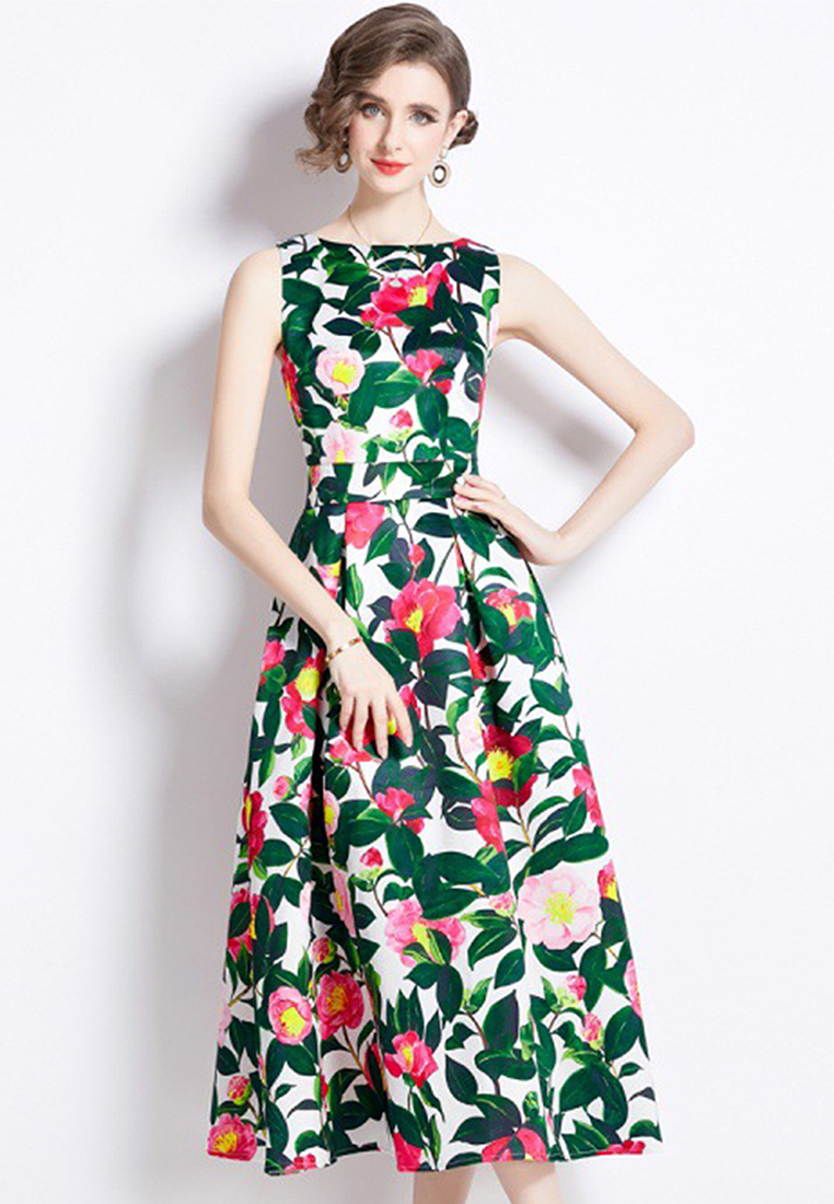 S/S Spring New Sleeveless Temperament Dress A021903