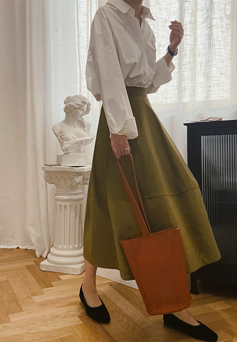 New spring French high waist skirt CA25032703GR