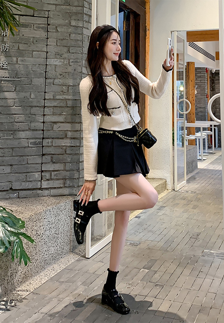 2025 Bowknot Leather Shoes CA25030314BK