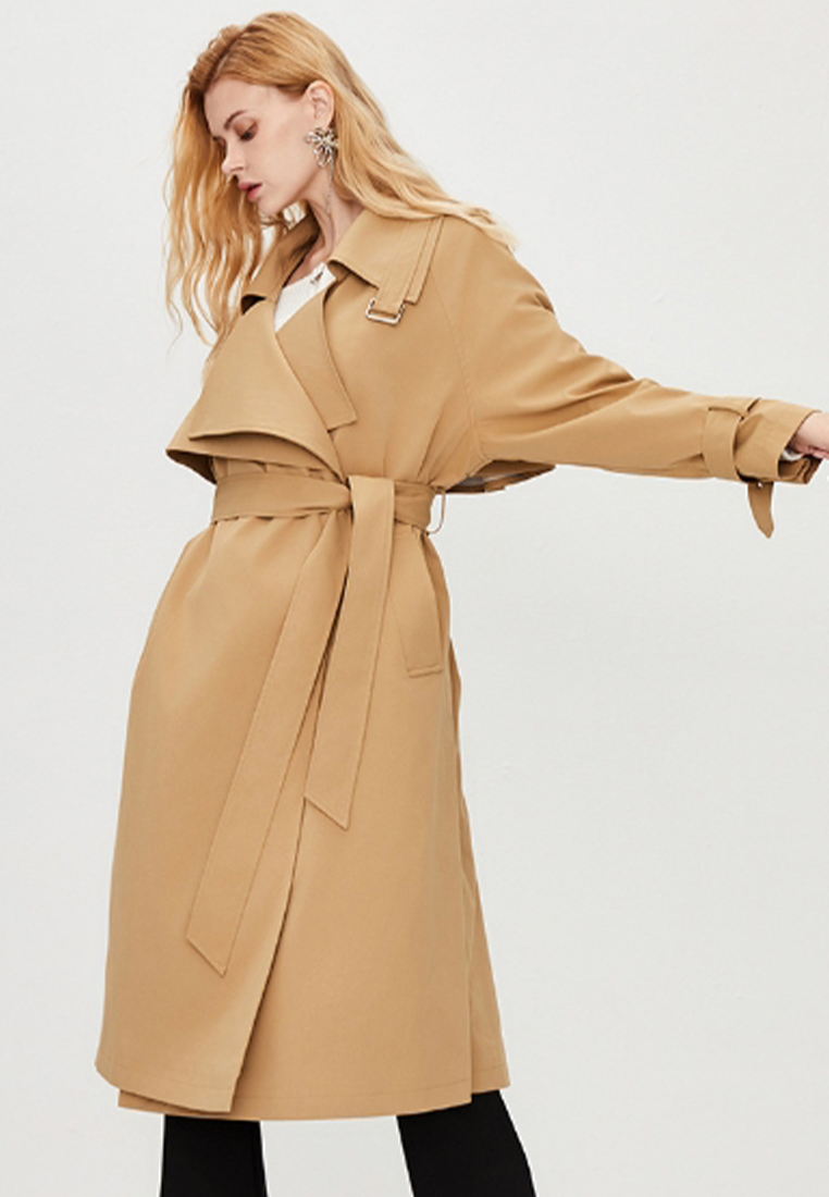 British style luxury quality fashionable temperament trench coat CA101703