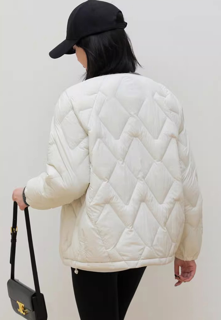 Advanced Short 95% Velvet Warm Down Jacket CA24112103BE