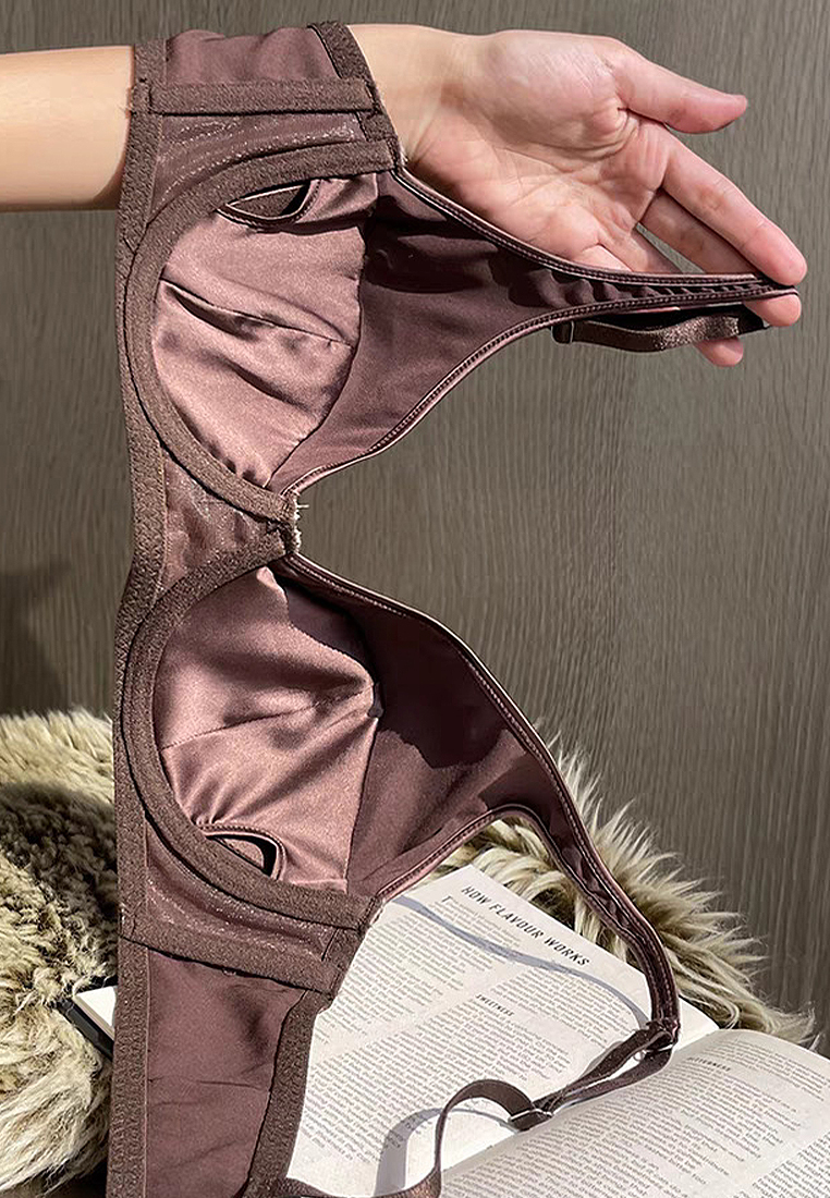 French style anti-sagging seamless bra set CA24112003PI