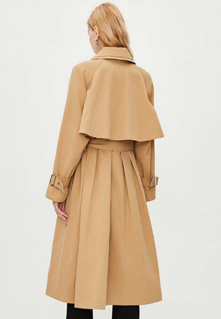 British style luxury quality fashionable temperament trench coat CA101703