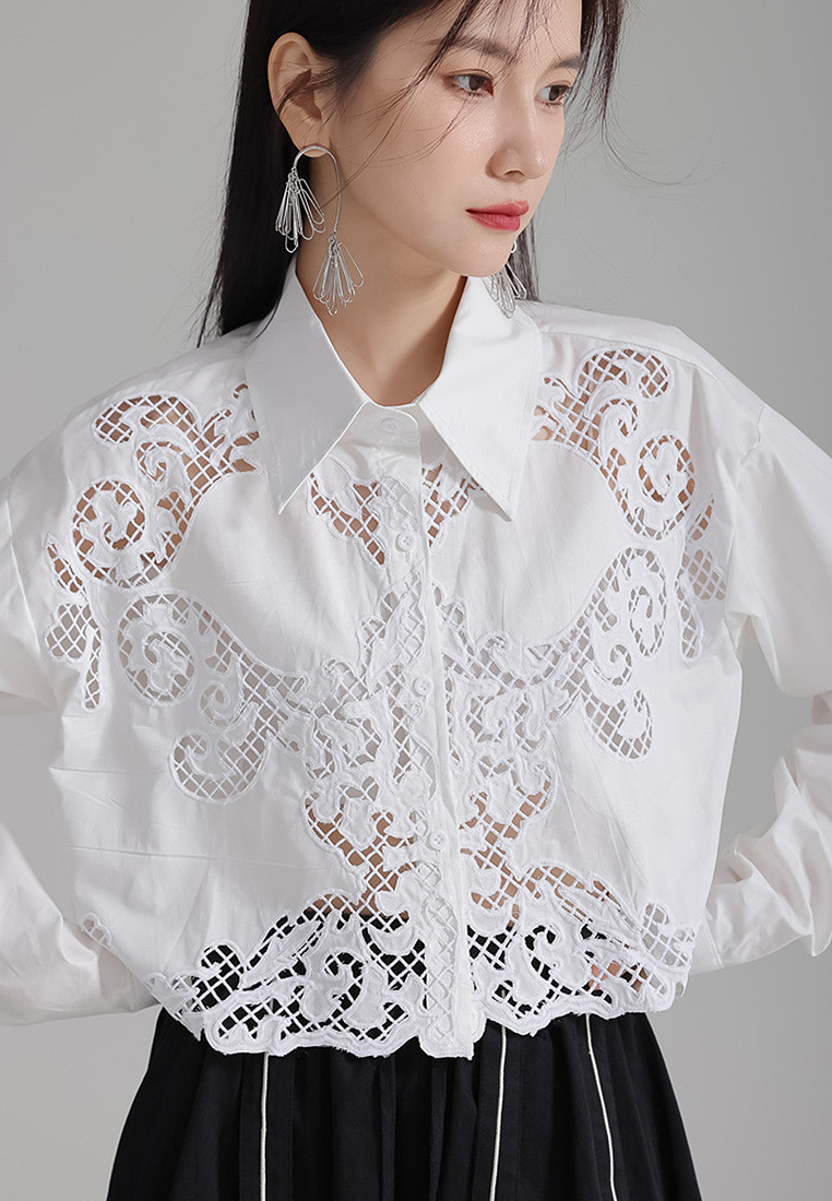 2024 spring fashion new design top short CA24030103BK