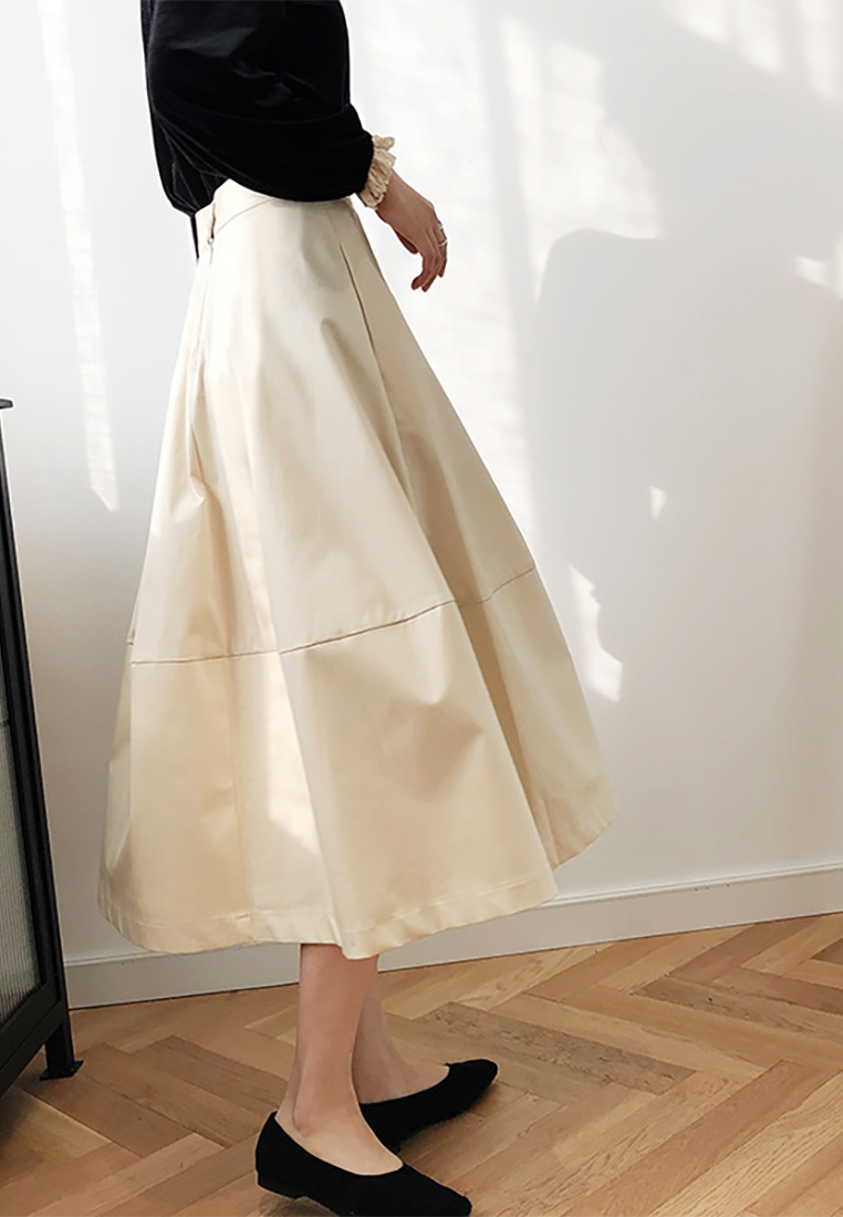 New spring French high waist skirt CA25032703GR