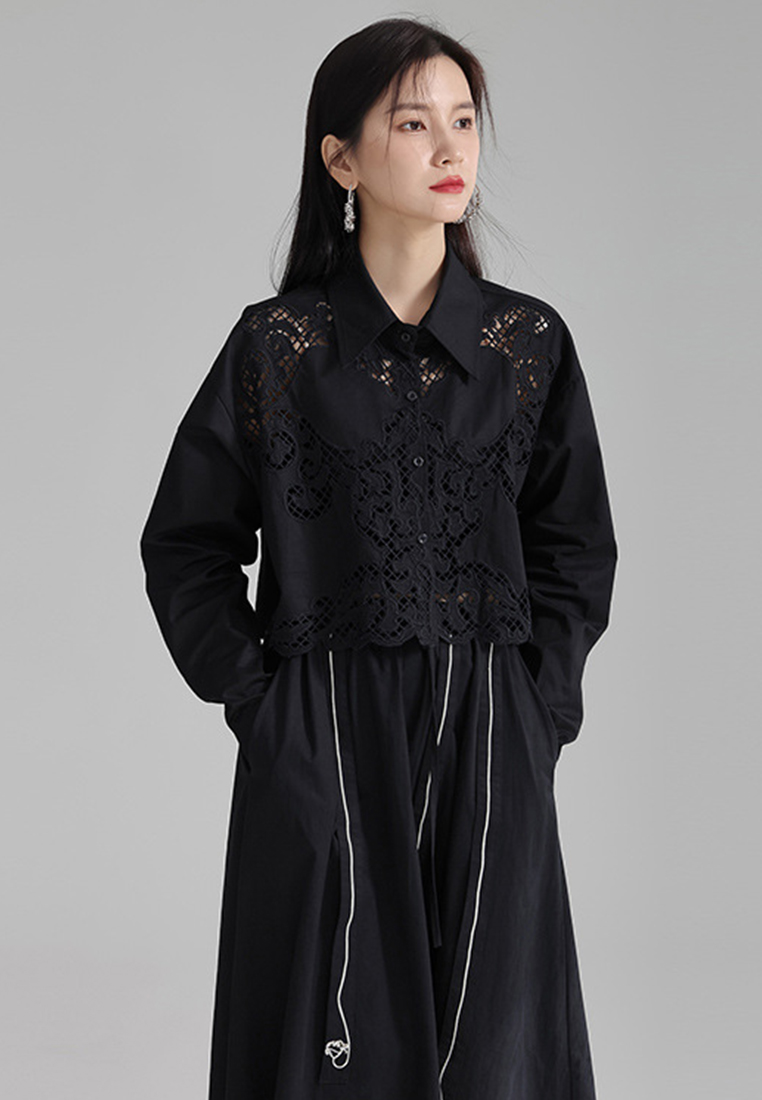 2024 spring fashion new design top short CA24030103BK