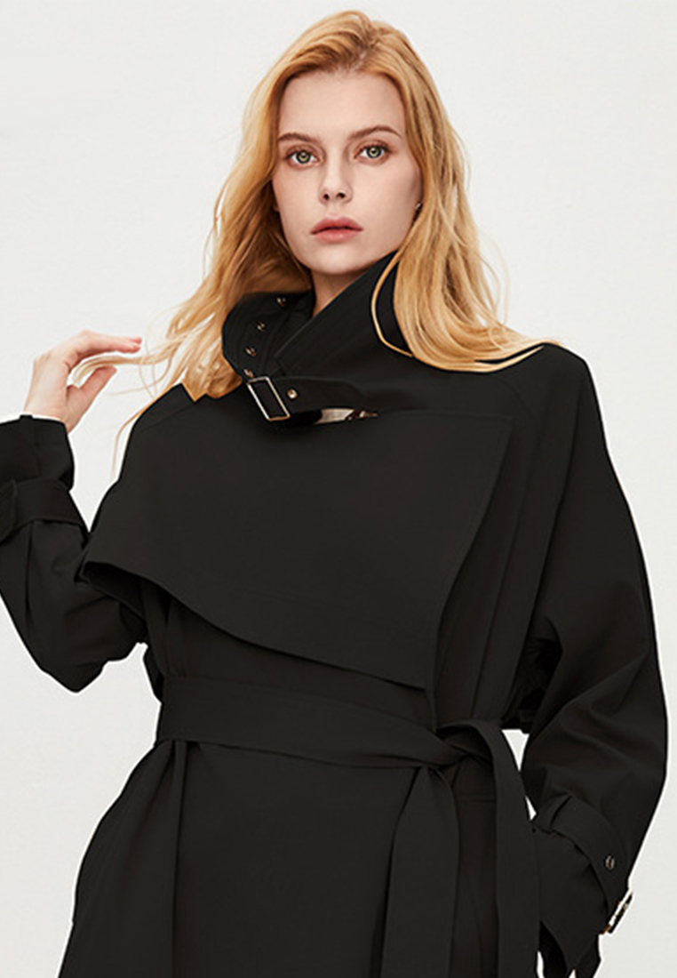 British style luxury quality fashionable temperament trench coat CA101703