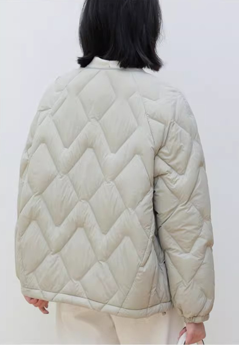 Advanced Short 95% Velvet Warm Down Jacket CA24112103BE