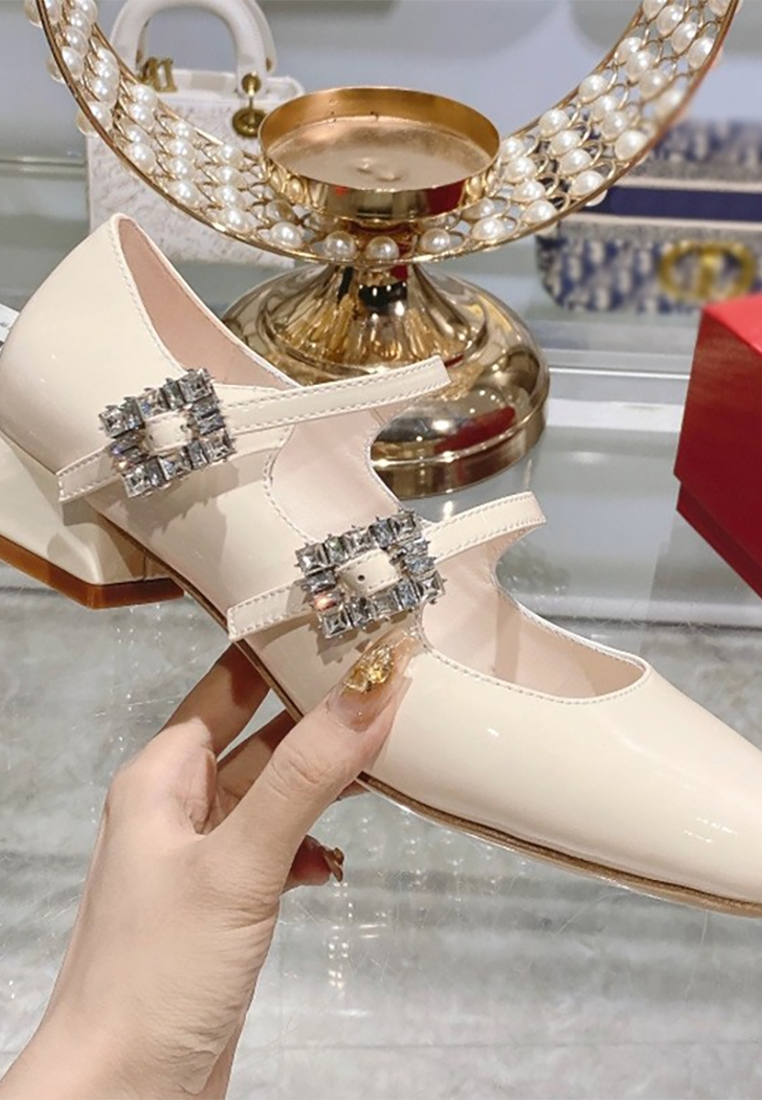 2025 Bowknot Leather Shoes CA25030314BK