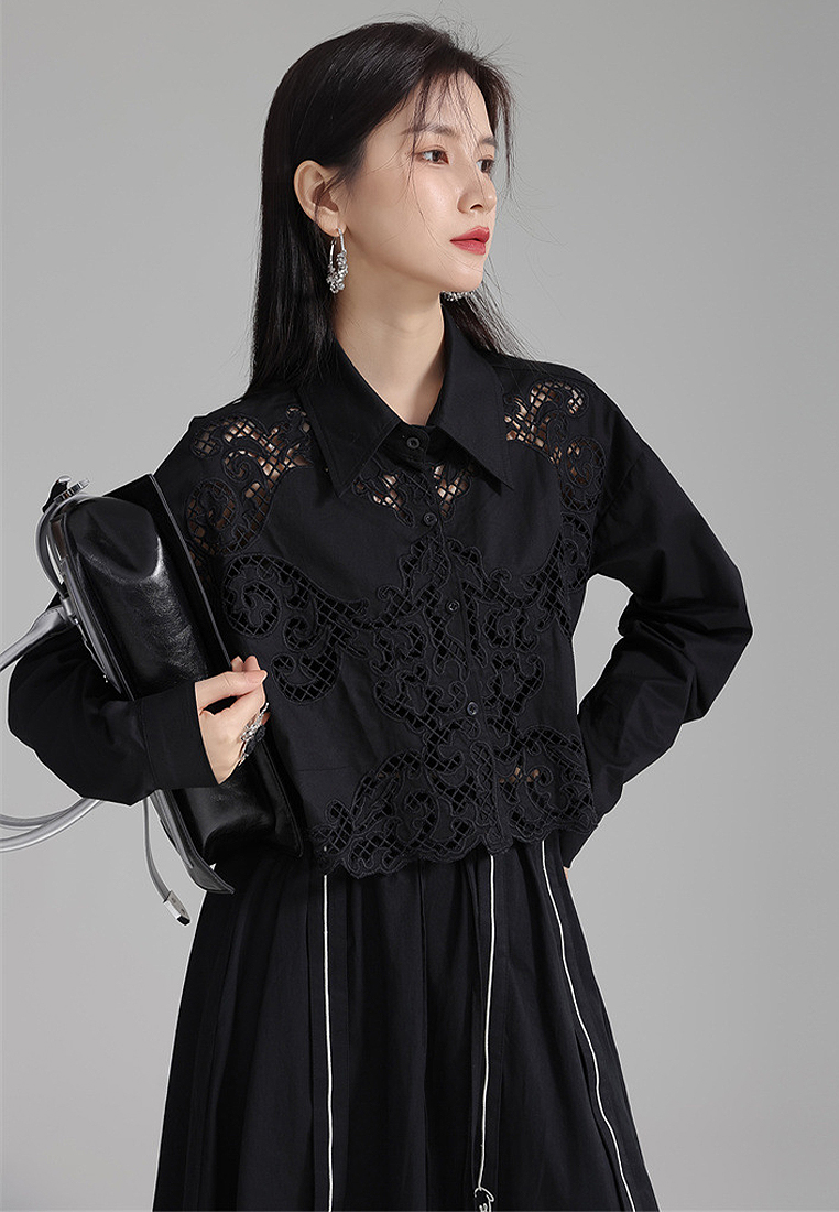 2024 spring fashion new design top short CA24030103BK