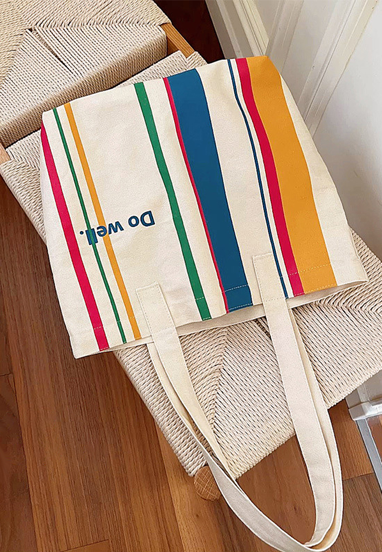 2024 New Letter Stripe Totes CA24032330BE