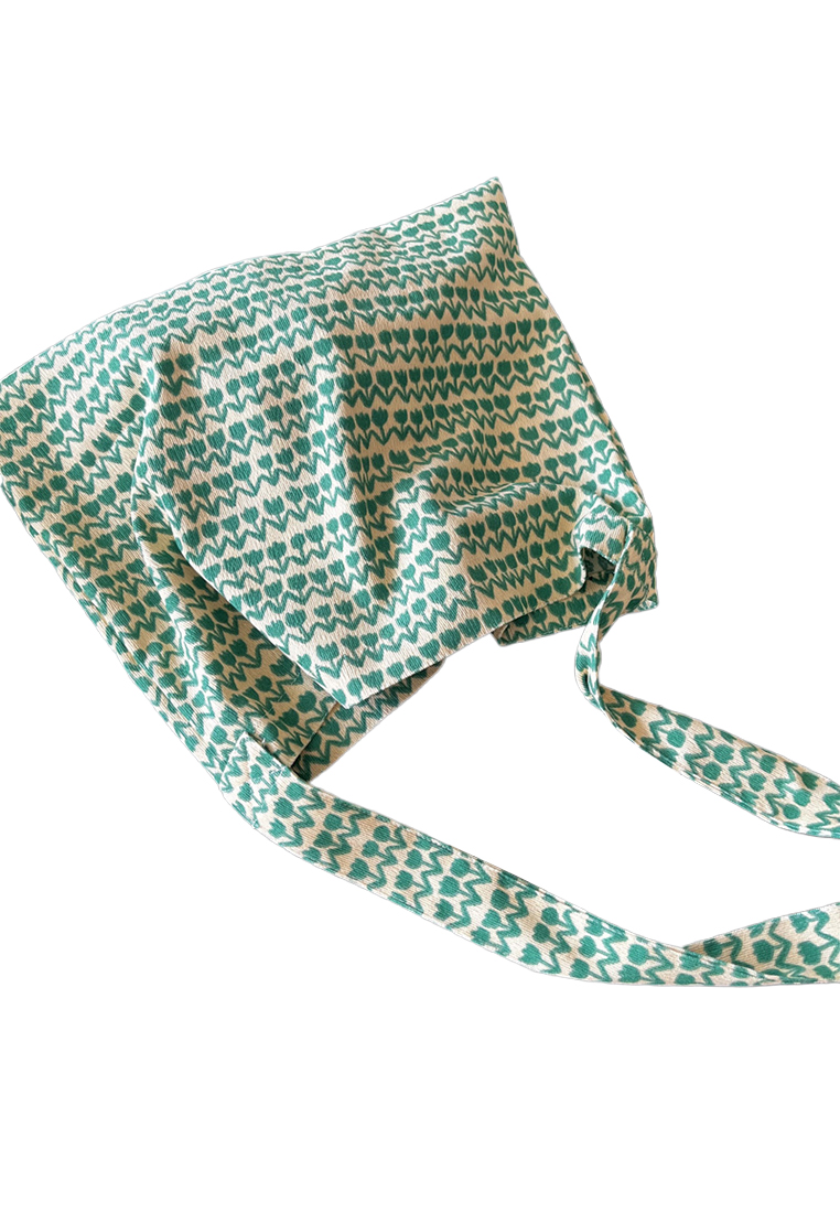 Korean style canvas new art shoulder bag CA25061730GR