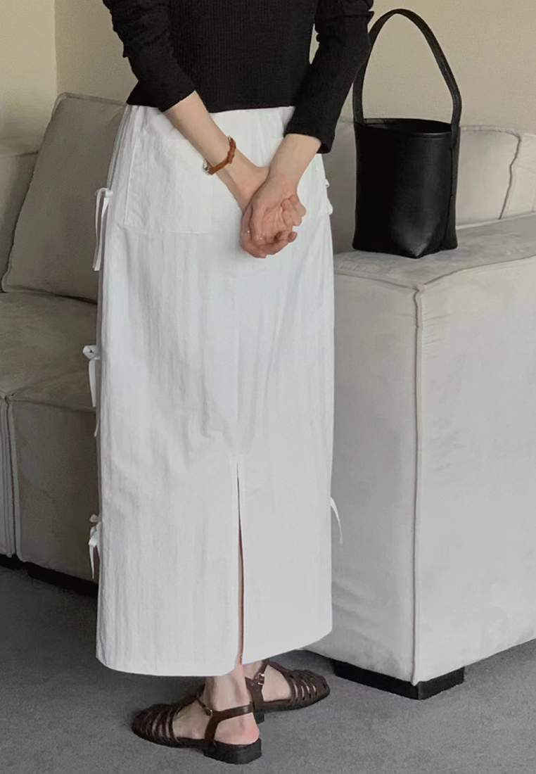 New Korean chic bow tie skirt CA25042931W