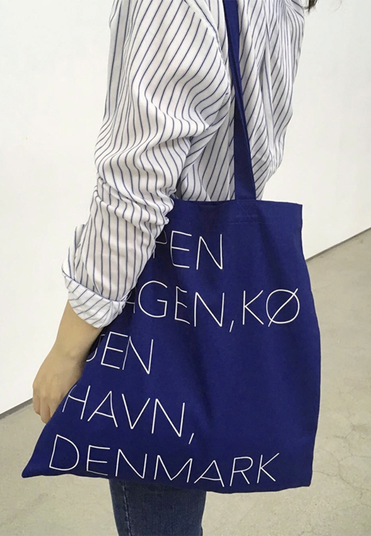 Royal blue thin simple versatile shoulder bag CA25061731BL-1