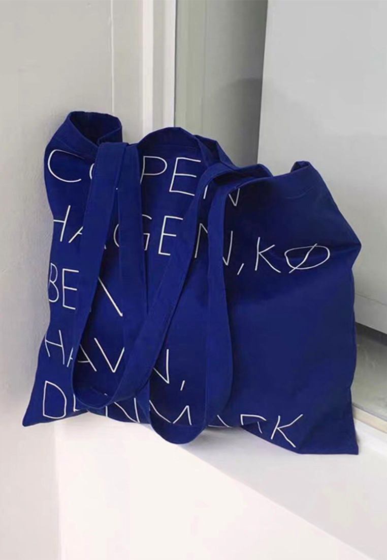 Royal blue thin simple versatile shoulder bag CA25061731BL-1