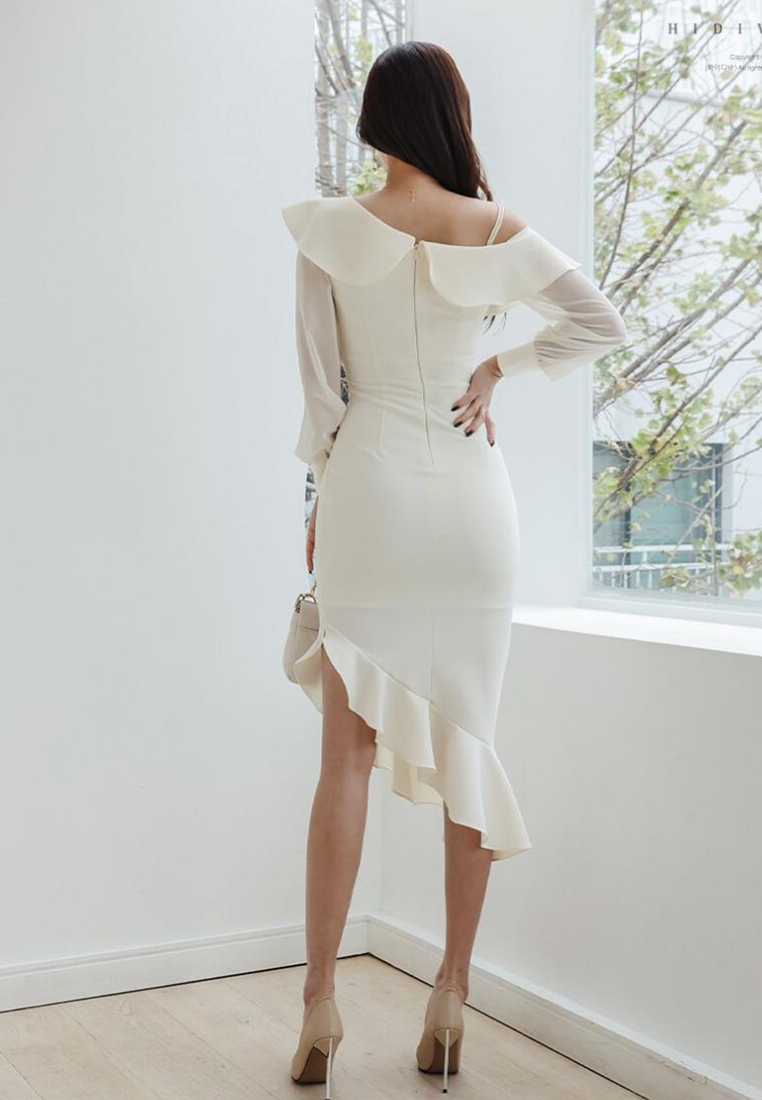 New Sexy Off-the-Shoulder Fashion Bodycon Hemline Dress CA25091531BE
