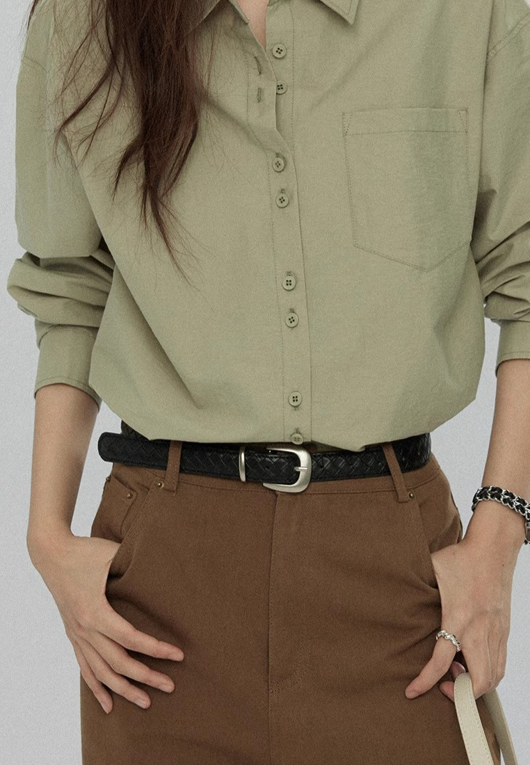 Autumn loose simple versatile top CA25091931PI