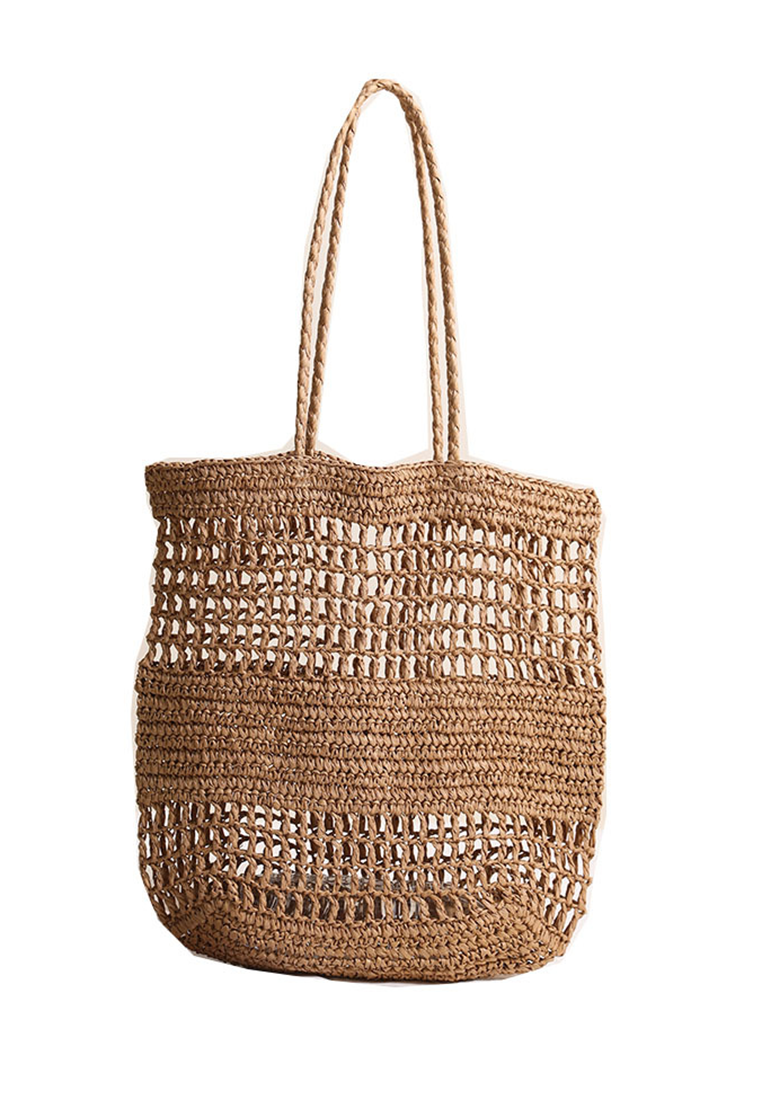 New letter embroidered hollow woven bag CA25042332BE