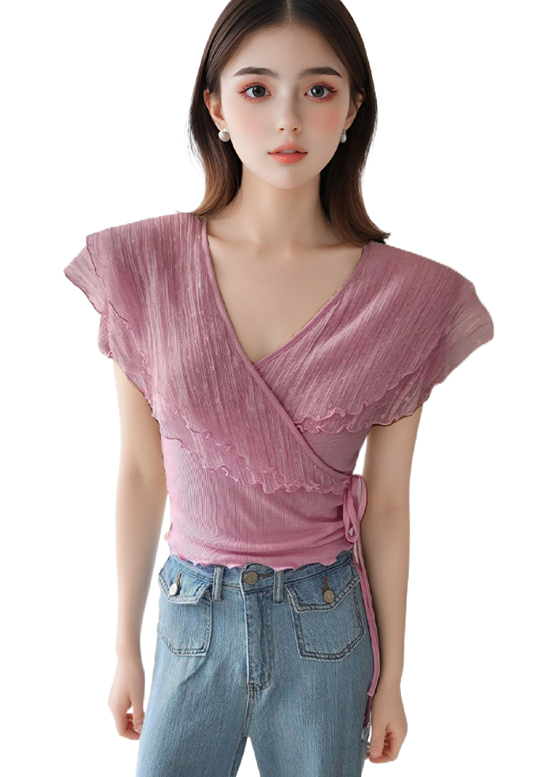 New Fashion Solid Color Shirt CA25060332W